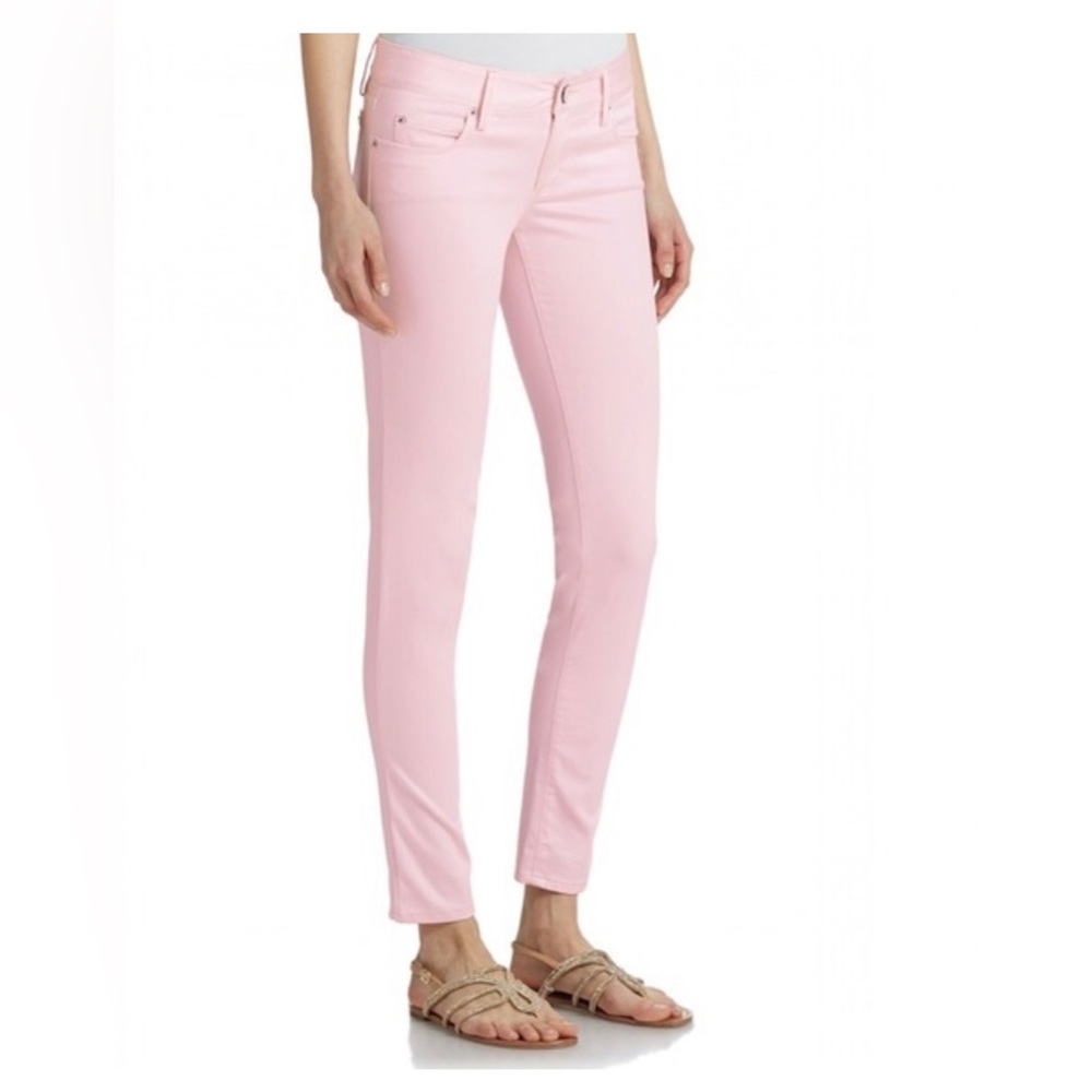 LILLY PULITZER WORTH SKINNY PANTS IN FIZZ PINK